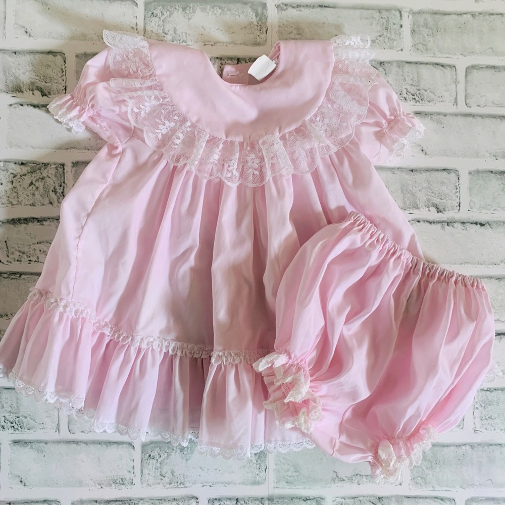 Vintage Bryan 24 month baby dress with bloomers
